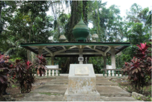 Entrance to the shrine of Ahmad Timhar Maqbalu in Bud Datu, Jolo, Sulu. Photo by Nickee Bultangan